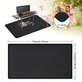 76x 51 Inch Large Grill Mat For Outdoor Grill, Fireproof Waterproof Oil-Proof BBQ Mat For Deck, Patio, Lawn, Or Indoor Fireplace, Easy To Clean Under Grill Protector For Fire Pit And Smoker