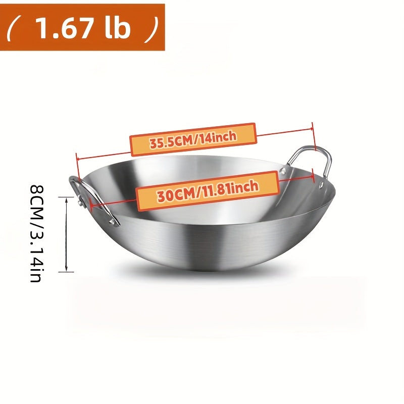 Cooking Pot Sick Wok Pan Stainless Steel Frying Pots And Pans Cookware Kitchen Accessories Frying Pan