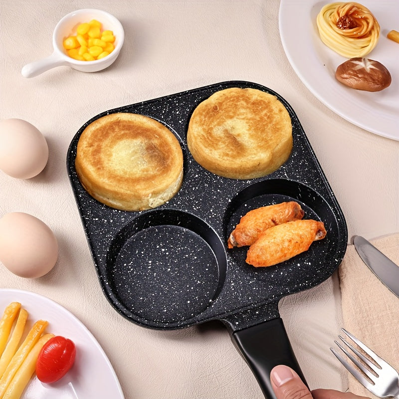 1pc Premium Omelet Pans Non-stick Breakfast Skillet for Eggs, Burgers And Omelettes - Heat-resistant Wooden Handle, Easy Food Release, Easy to Clean - Perfect for Home Kitchen Cooking