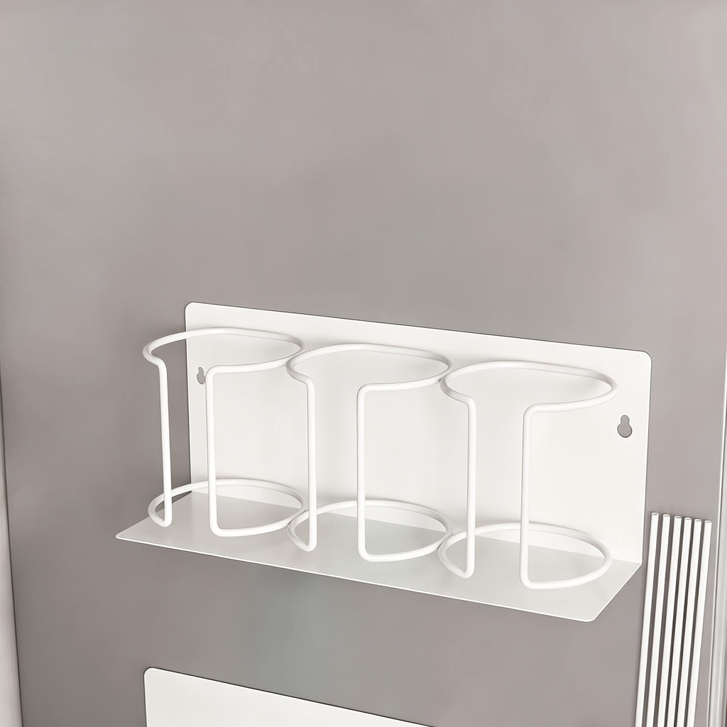 Magnetic Cup Holder - A 3-Layer Refrigerator Organizer for Cups, Glasses And Water Bottles. Space-Saving Design with A Powerful Magnetic Base, Perfect for Kitchen And Bathroom Storage. Kitchen Storage Solution. Modern Kitchen Additions. Durable Car
