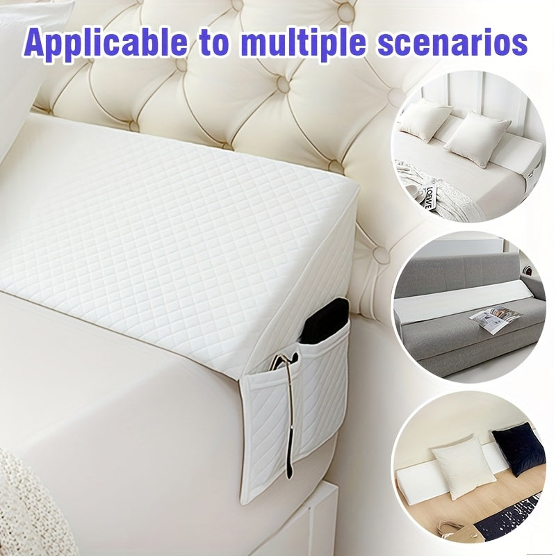 Bed Wedge Pillow - Bed Gap Filler Mattress Wedge Headboard Pillow Close The Gap 0-7" Between Your Headboard And Mattress Or Wall for Sleeping Backrest Pillow