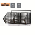 Sturdy Wire Storage Shelf, Wall-Mounted Kitchen Organizer to Save Space - Ideal for Garlic, Onions, And Vegetables - Perfect for Compact Areas to Keep Spices, Garlic, And Vegetables - Excellent for Home Organization