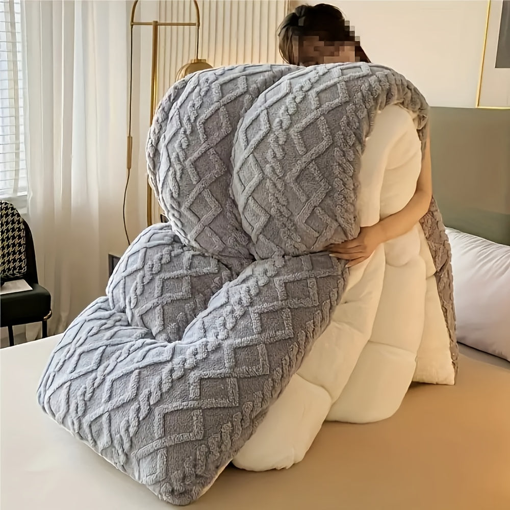 [Luxurious Taffeta Comforter] Soft, Thick, And Warm Taffeta Comforter - Luxurious For All Seasons - Machine Washable, Perfect For Kids Bedroom, Guest Room, Kids And Hotel Use