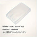 100 Food Storage Bags, Micro Perforated Bag Containers For Fruits, Meat, Seafood, Refrigerator Containers, Food Containers, Packaging Bags, Vacuum