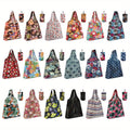 18/36pcs Reusable Grocery Bags - Foldable, Cute Tote Bags - Waterproof Nylon36