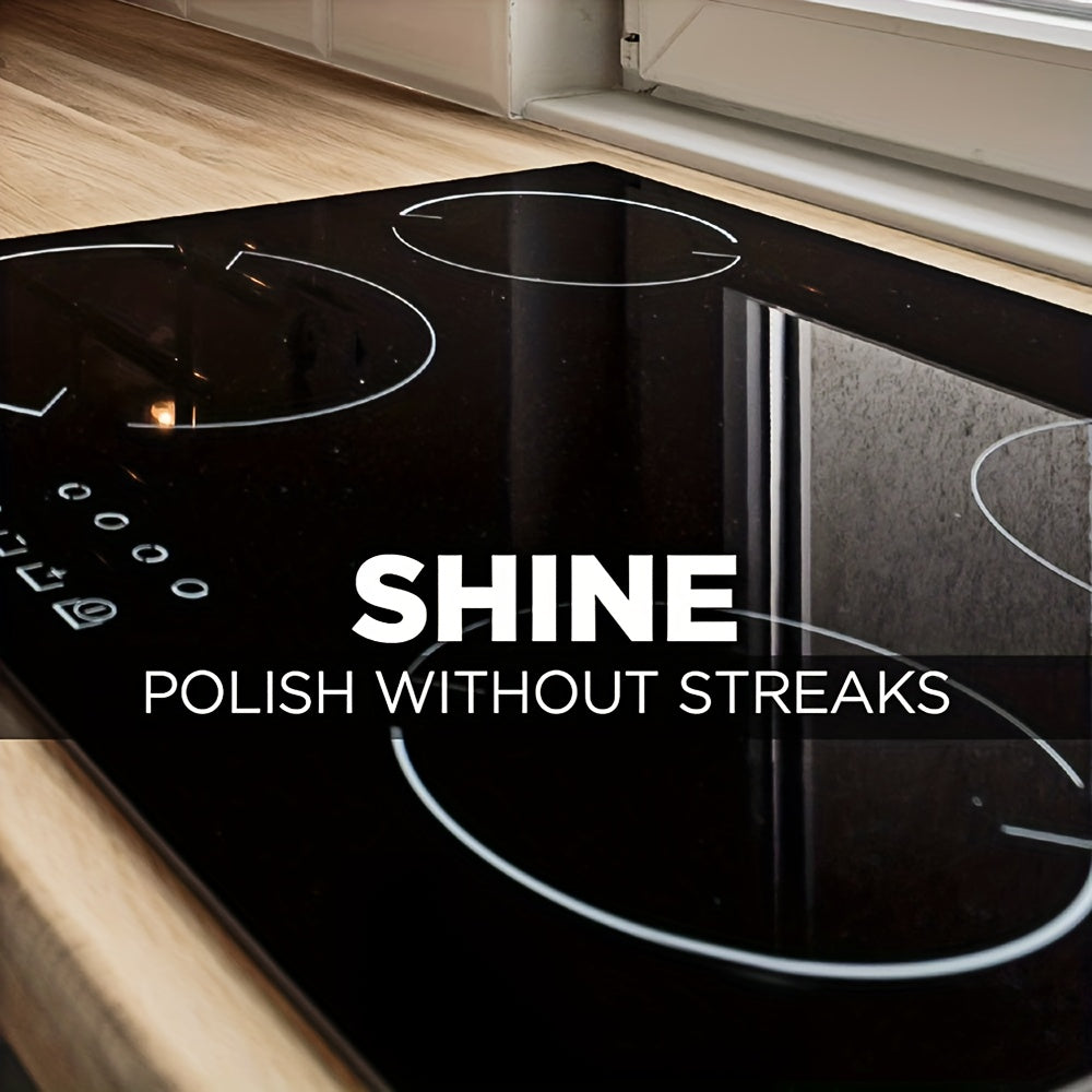 Fast-acting Ceramic Stove Cleaning Kit, A Fast-acting Stovetop Cleaner That Removes Burnt-on Grease And Stains Without Leaving Scratches. Gentle Ingredient, Non-irritating And Non-pungent, No Toxic Residue, A Healthier Home Clean Supplies And Produc