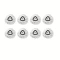 4/8 Pack Spin Mop Replacement Head 360° Microfiber Mops Refills Easy Cleaning Round Shape Standard Size