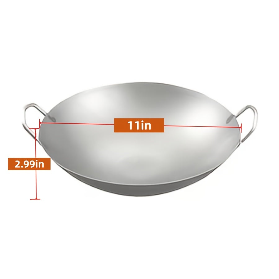 Cooking Pot Sick Wok Pan Stainless Steel Frying Pots And Pans Cookware Kitchen Accessories Frying Pan