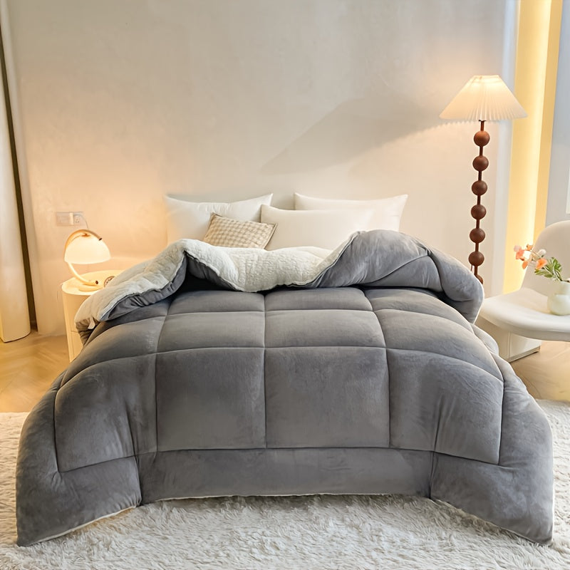 1pc Soft And Warm Orthopui Faux Fleece Blanket, Multi-Purpose Solid Color Blanket for Sofa, Couch, Office Bed, Camping Trip, Fall Cozy Gift Blanket for All Seasons