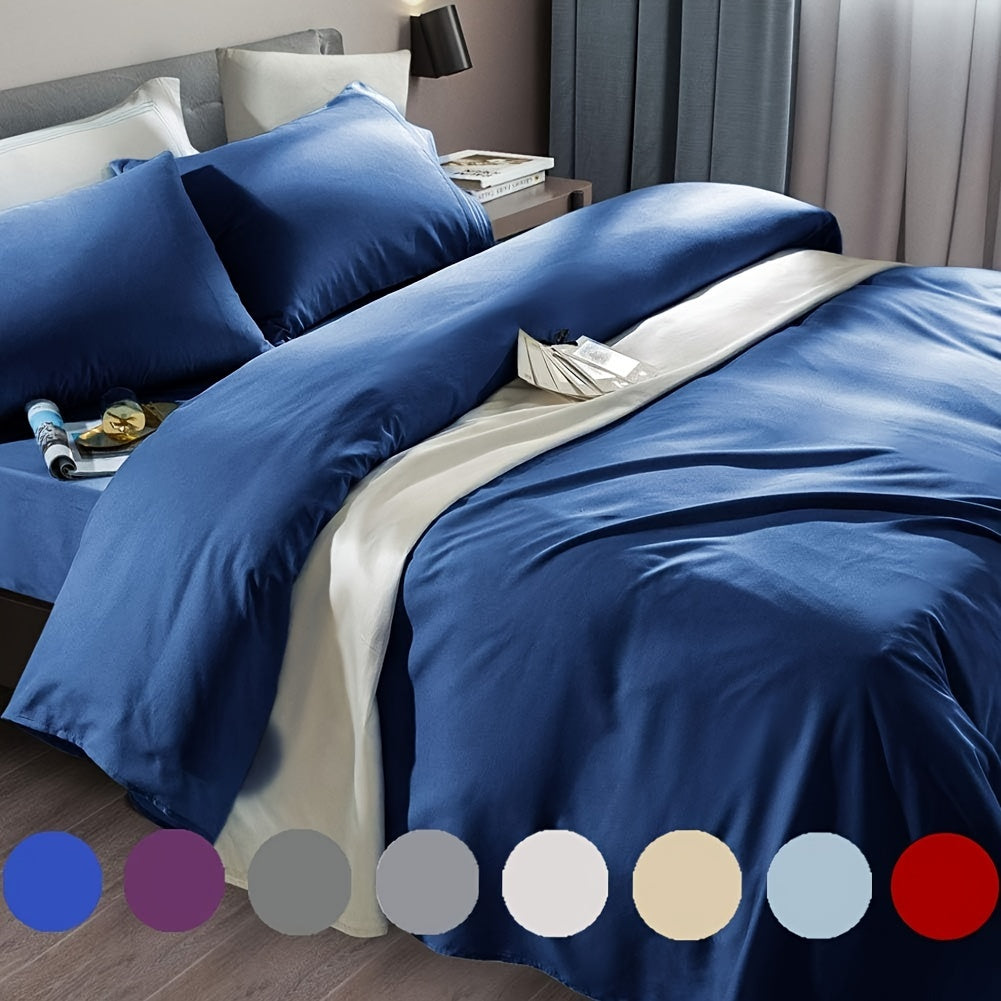 4pcs Sheet Set - Bed Sheet Set Super Soft Microfiber 1800 Thread Count Luxury Egyptian Sheets Fit 18-24 Inch Deep Pocket Mattress Wrinkle