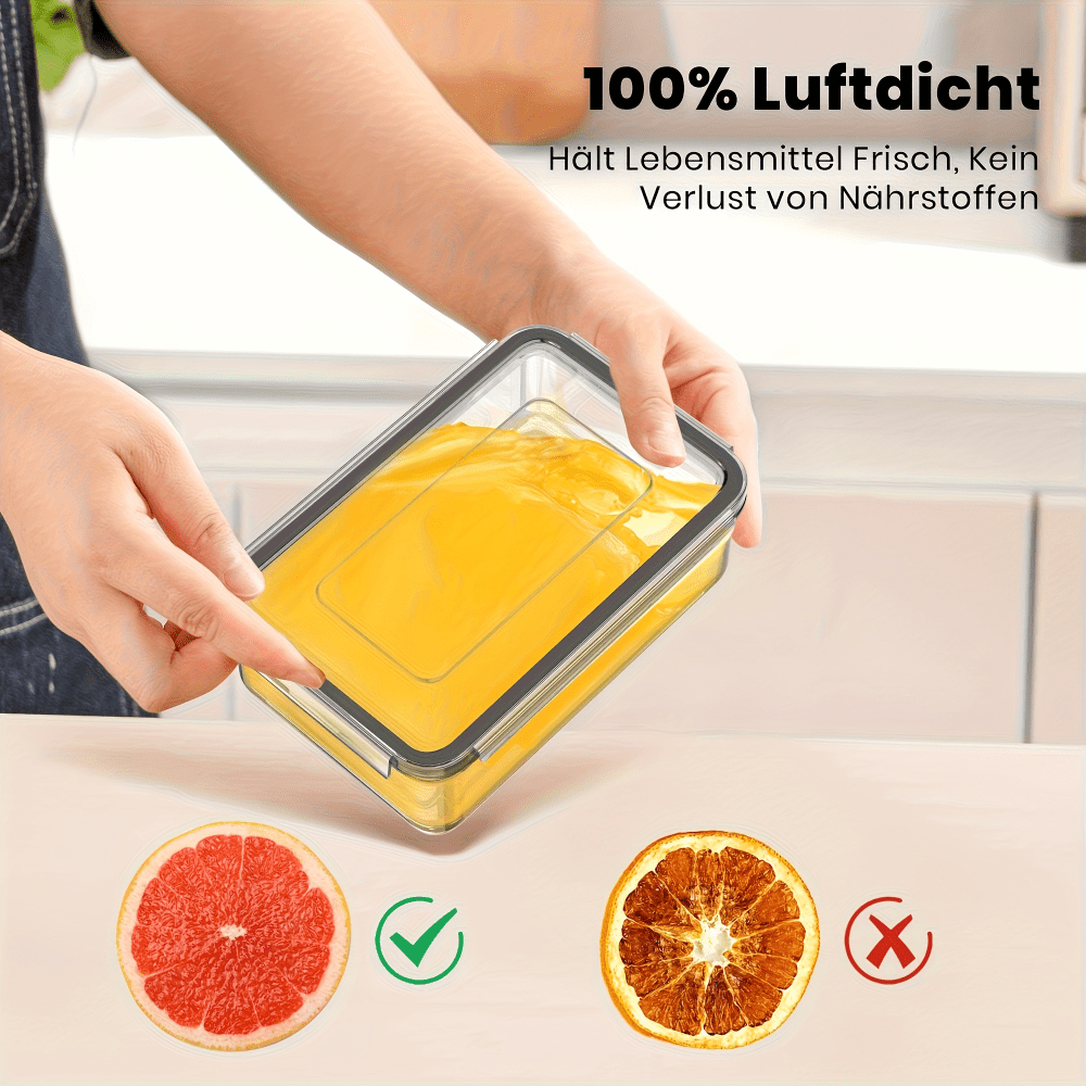 50/48/24/12pcs (25/24/12/6pcss Lid+25/24/12/6pcss), Heavy-Duty Stackable Food Storage Box Microwave Ovens Freezers, Leak Proof Fridge Food Cans, for Fruits, Vegetables, Leftovers, Food Storage Containers Kitchen Additions, Organizers & Storage