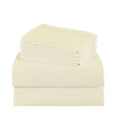 Hotel Grade 6 Piece Breathable Sheets Set 18" Deep Pockets - Easy Fit Twin Full Queen King Bed Sheets & Pillowcases, Microfiber, 100 GSM, All-Season Comfort, Machine Washable, Solid Color Bedding Accessories, Smooth Texture, Microfiber Fabric