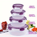 3/4pcs Large Capacity Plastic Refrigerator Storage Boxes - Keeps Fruit, Vegetable, Meat, Egg, Dumpling Fresh - Air-tight, Fresh-keeping, Easy-to-Clean, Stackable, Space-saving Kitchen Food Containers