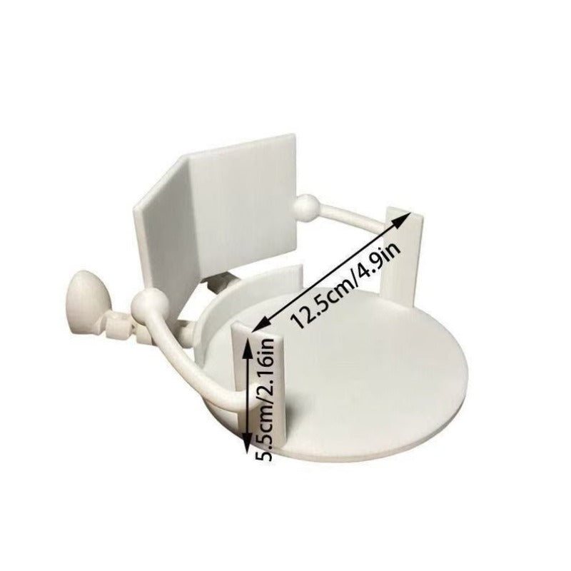 Playful Book-Loving Toilet Paper Holder, Available in Black And White, a Fun Bathroom Decoration Ideal for Holiday Gifting