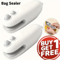 Buy 1 Get 1 Free, Total Of 2pcs Mini Bag Sealer, USB-C Rechargeable Bag Sealer, 2 In 1 Bag Sealer Heat Seal With Cutter And Magnet, Mini Bag Resealer Machine For Plastic Bags Snack Bags, Snacks Bag Sealer, Heat Sealer