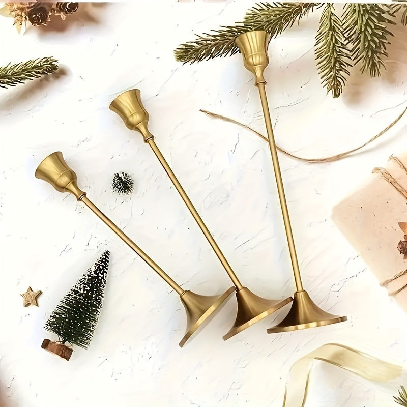 30 Metal Candle Holders for Festive Occasions Like Christmas And Halloween, Perfect for Enhancing Table Settings During Candlelight Dinners, Serving As Photo Props, And Suitable for Wedding Anniversaries, Home Or Hotel Decor, And Birthday Gifts