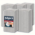 50-Pack Reusable Stainless Steel Kitchen Scrubber, Scratch-Resistant Knitted Cleaning Cloth for Dishes, Pots, and Pans