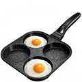 1pc Premium Omelet Pans Non-stick Breakfast Skillet for Eggs, Burgers And Omelettes - Heat-resistant Wooden Handle, Easy Food Release, Easy to Clean - Perfect for Home Kitchen Cooking