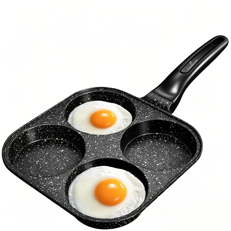 1pc Premium Omelet Pans Non-stick Breakfast Skillet for Eggs, Burgers And Omelettes - Heat-resistant Wooden Handle, Easy Food Release, Easy to Clean - Perfect for Home Kitchen Cooking