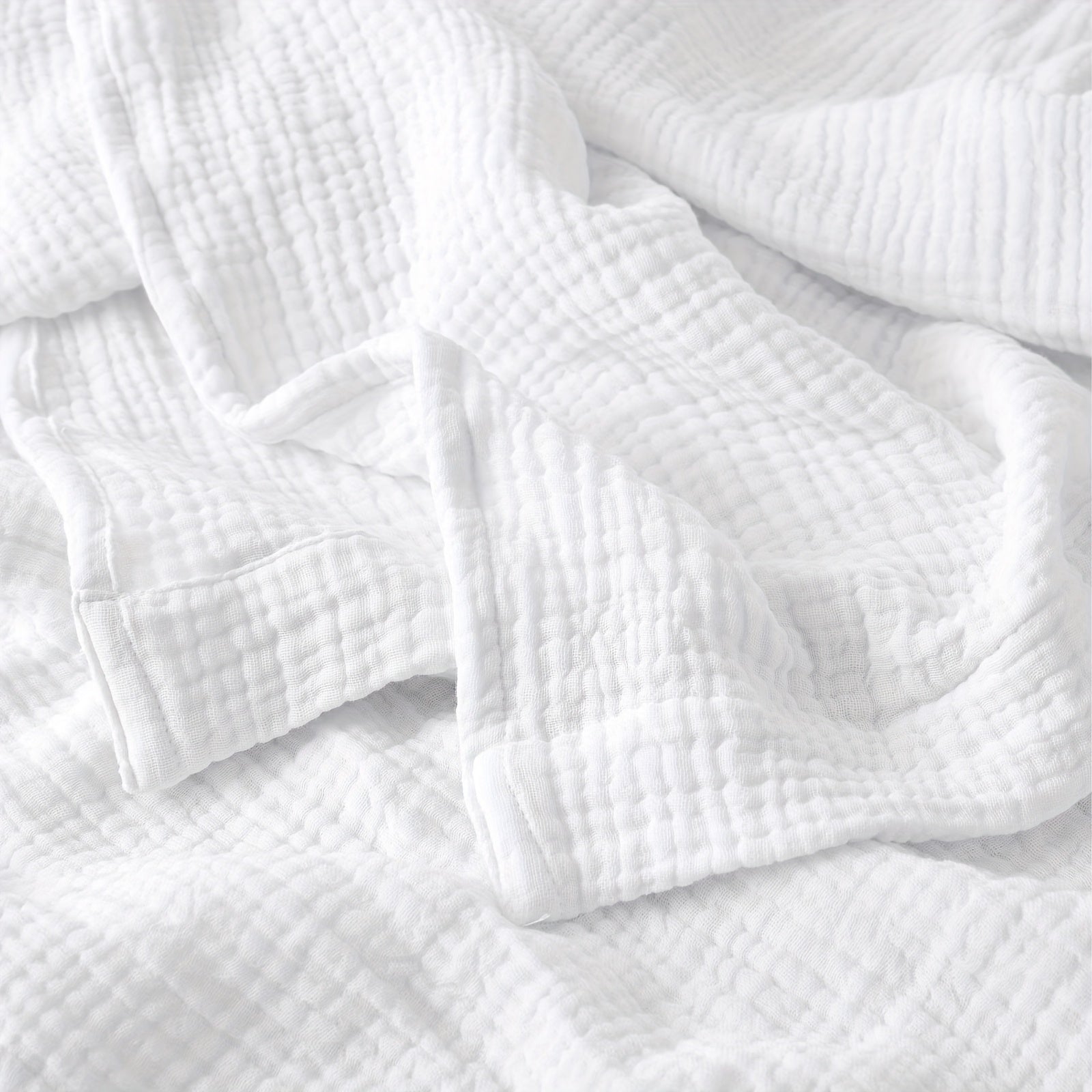 100% Cotton Muslin Blanket 6 Layers | Breathable & Lightweight, Soft Gauze, All-Season, Multipurpose, Perfect for Couch and Bed, Ideal Valentine'S Day and Holiday Gift, Machine Washable, Mixed Colors