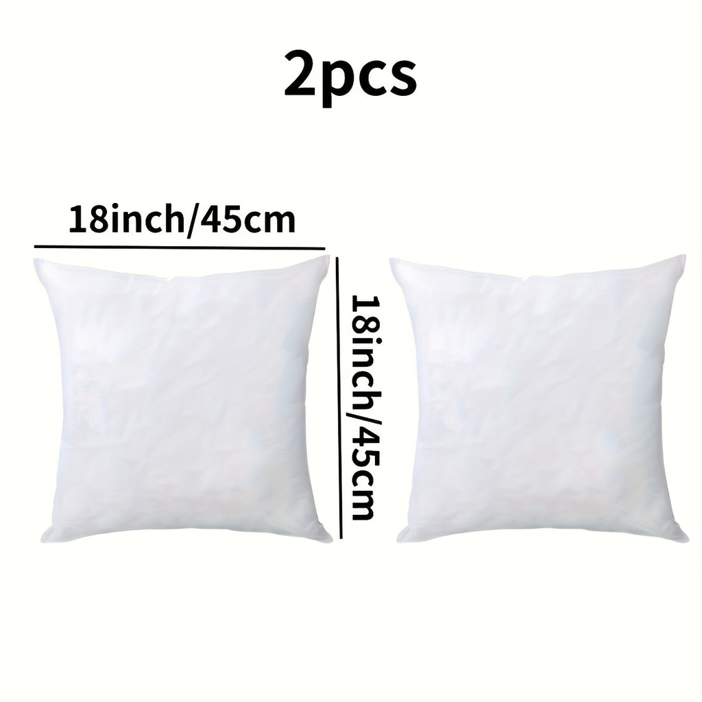 1/2/4pcs Pieces Of Throw Pillow Cushions, Square Filled Pillow Cores, Filled Fake Square Pillow Fillers, Used For Living Rooms, Bedrooms, Dormitories, Offices, And Home Decoration.