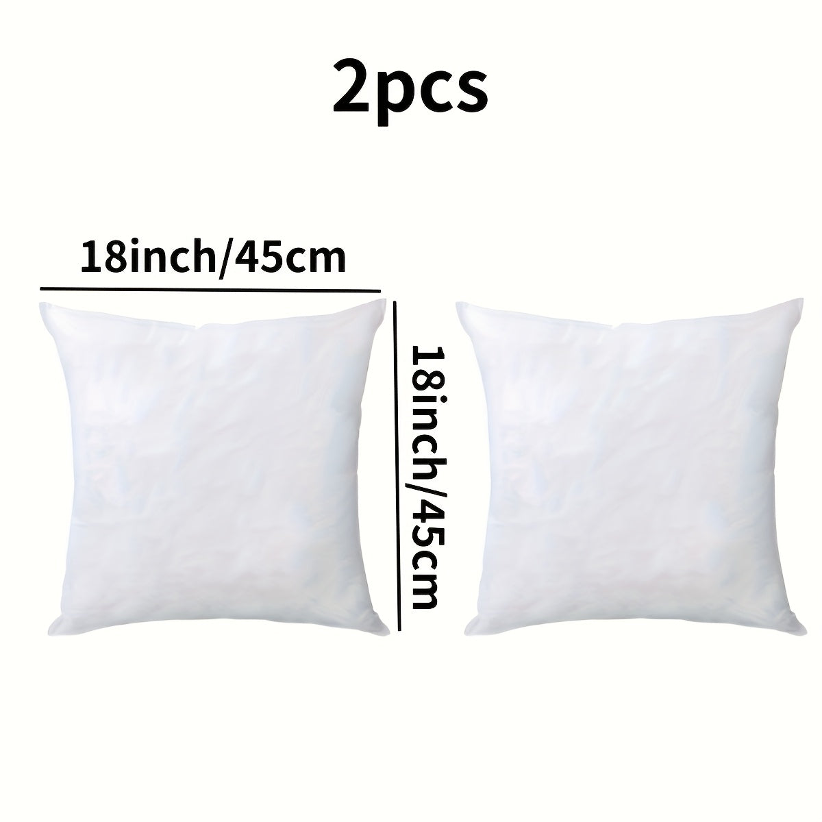 1/2/4pcs Pieces Of Throw Pillow Cushions, Square Filled Pillow Cores, Filled Fake Square Pillow Fillers, Used For Living Rooms, Bedrooms, Dormitories, Offices, And Home Decoration.
