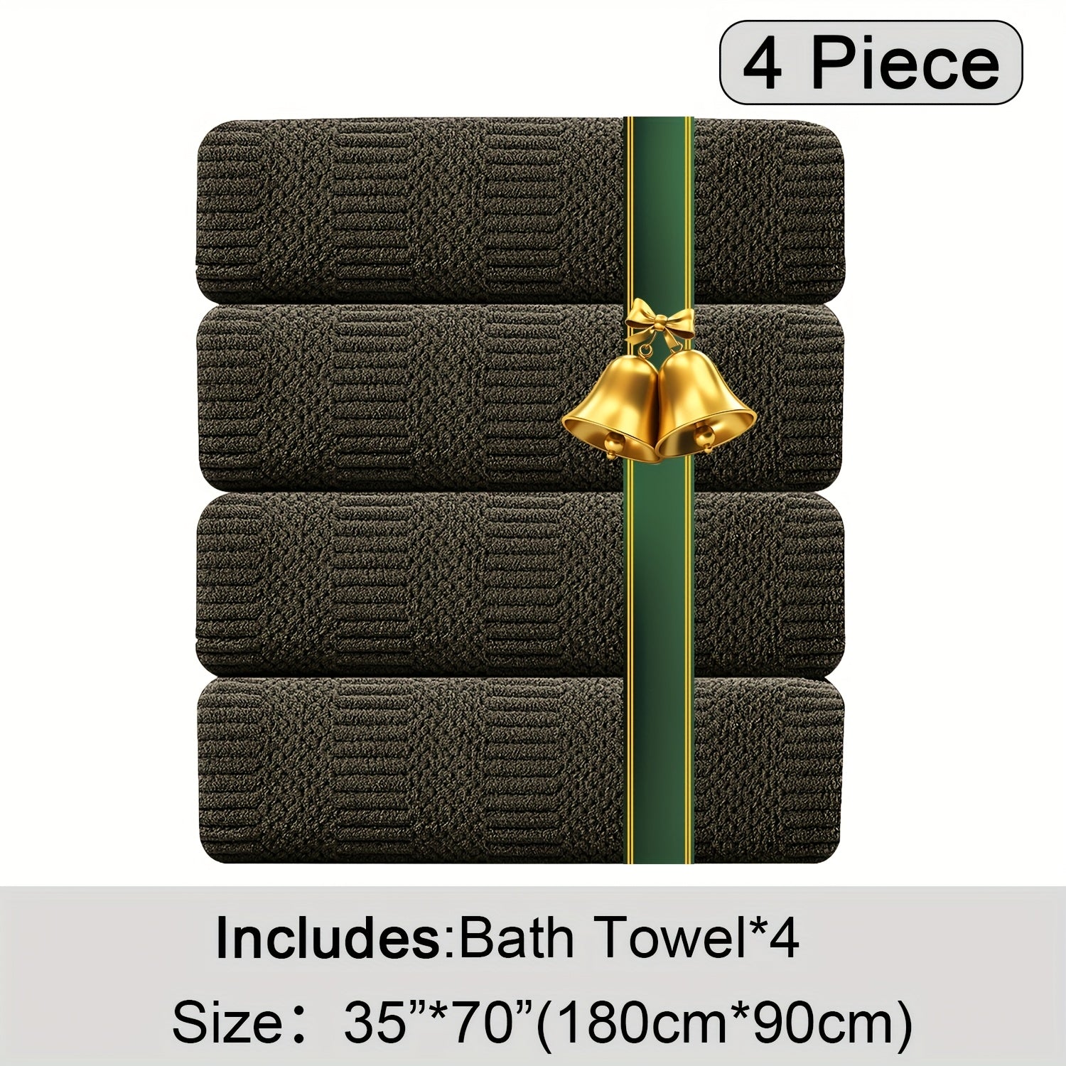 Oversized Bath Towels Set, Extra Large Towel Microfiber Soft XL Bath Sheet Super Absorbent Bathroom Towels Set Quick Dry Plus Size Shower Towels for Family Hotel, Wash Cloths