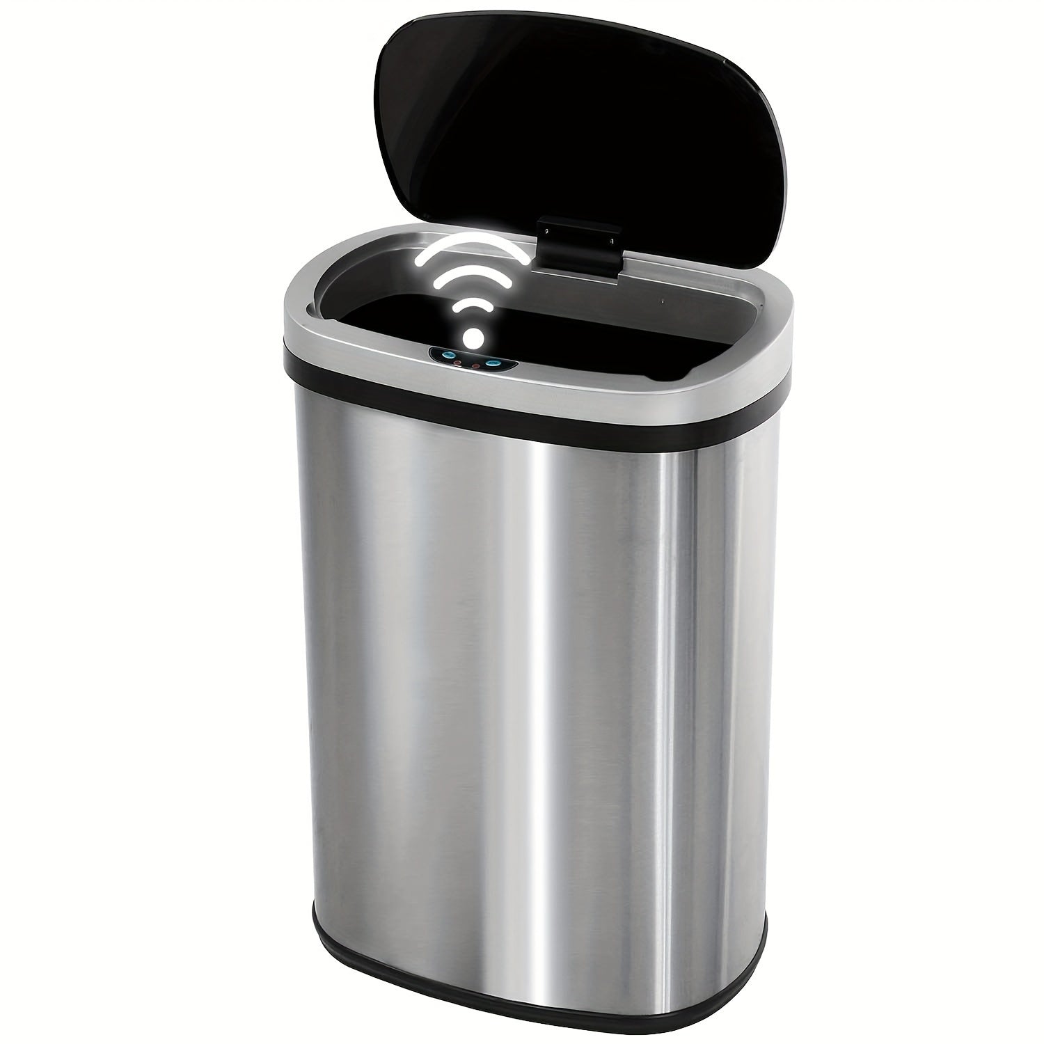 13 Gallon Trash Can Kitchen Waste Bin 50L, Automatic Garbage Can Touchless Motion Sensor, for Office Bedroom Living Room Trash Can