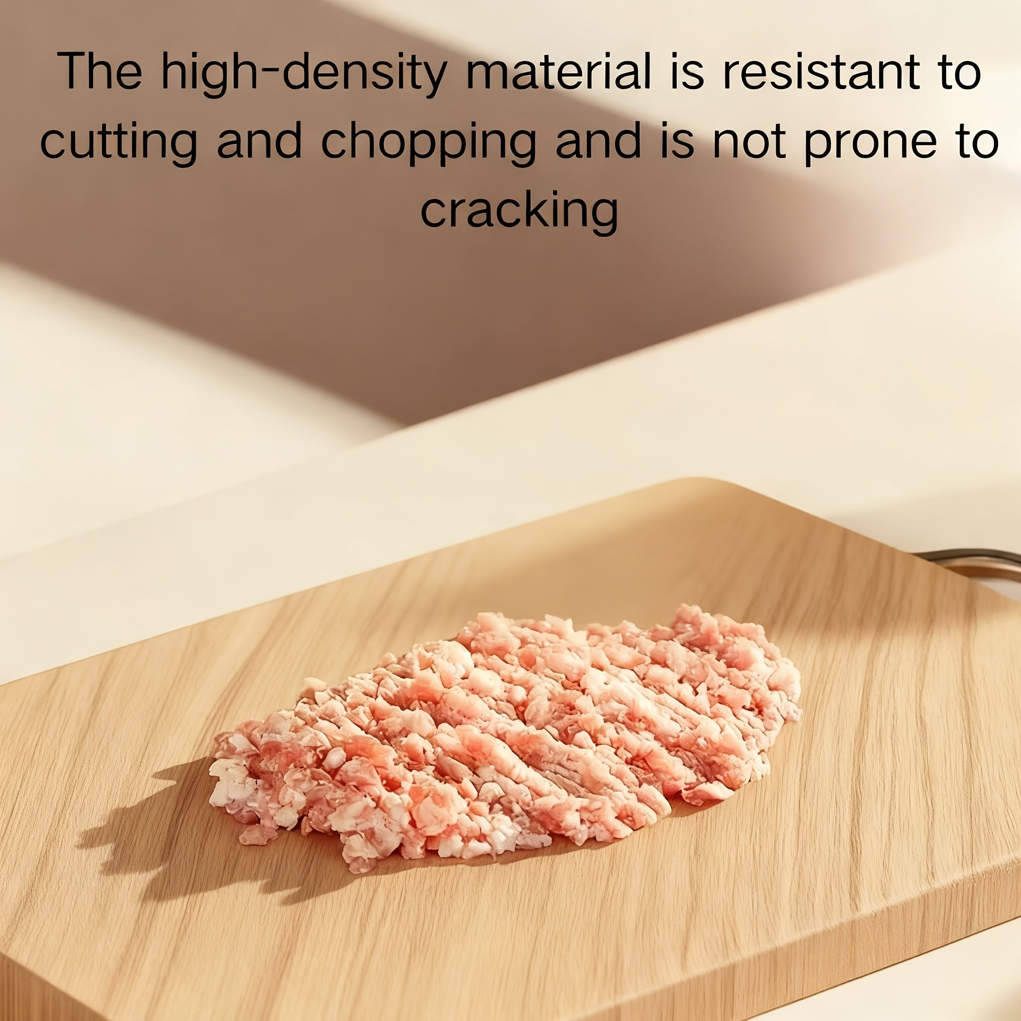 1pc 11.02x15.75inch Bamboo Cutting Board, Large Natural Wooden Chopping Board Kitchen Meat Vegetable Prep Board