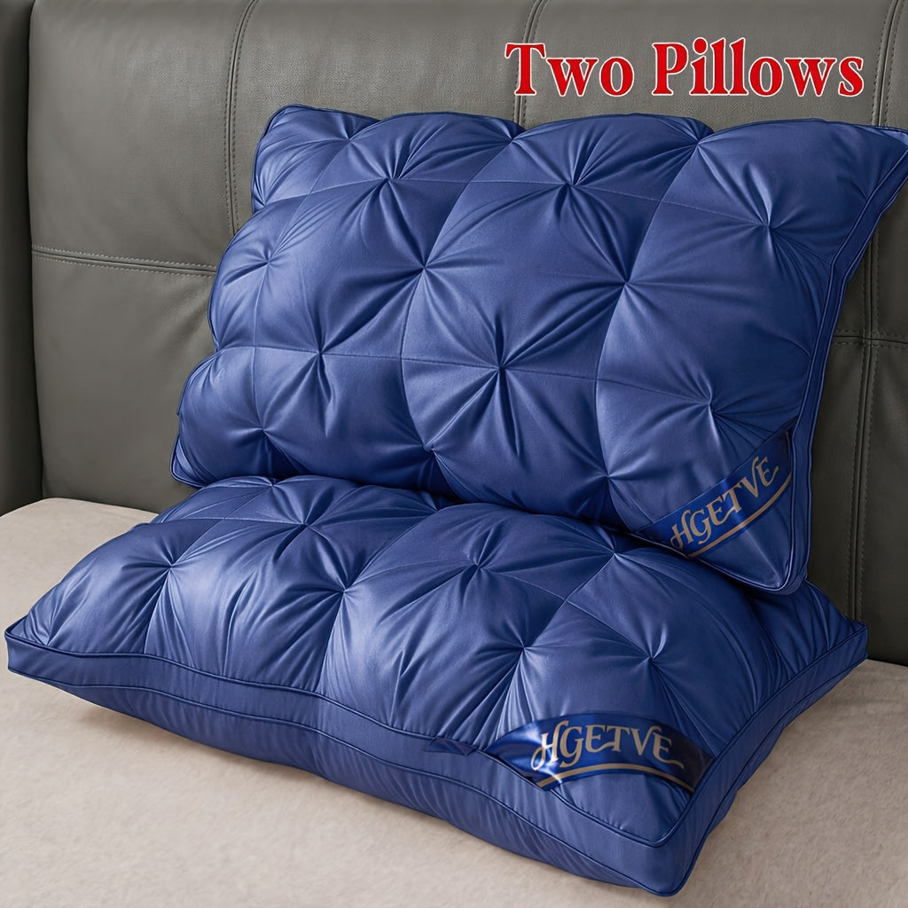 Buy One, Get One Free!2pcs Hotel-quality Pillows, Deep Sleep Neck Support Pillow, Low-allergen Polyester Coverings, Highly Fluffy, Cool And Breathable In Summer, Cooling Pillow, Queen/ King Size, Optional Random Colour, Gifts Of High Quality