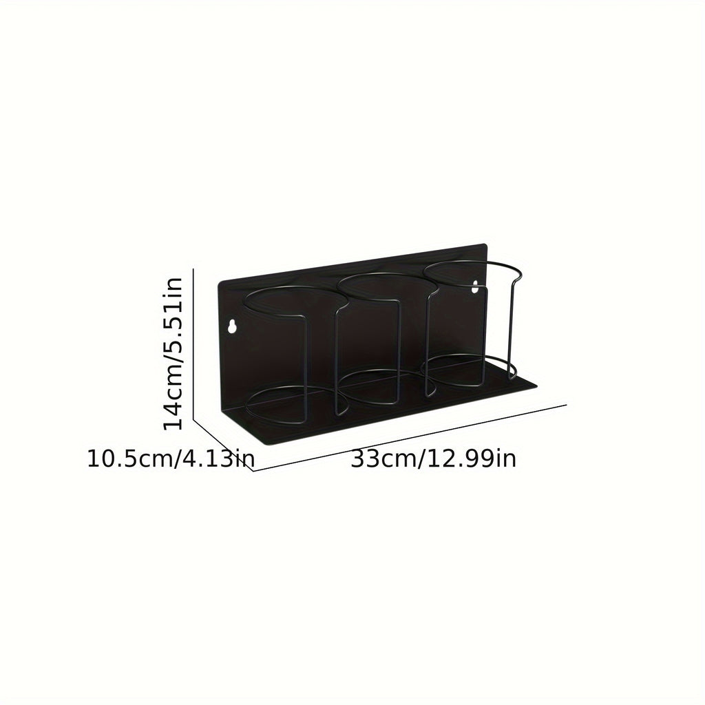 Magnetic Cup Holder - A 3-Layer Refrigerator Organizer for Cups, Glasses And Water Bottles. Space-Saving Design with A Powerful Magnetic Base, Perfect for Kitchen And Bathroom Storage. Kitchen Storage Solution. Modern Kitchen Additions. Durable Car