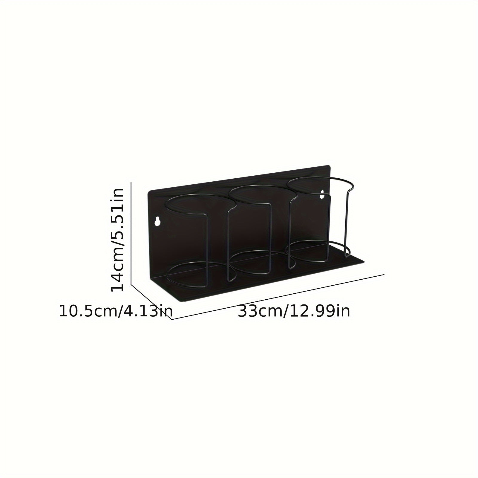 Magnetic Cup Holder - A 3-Layer Refrigerator Organizer for Cups, Glasses And Water Bottles. Space-Saving Design with A Powerful Magnetic Base, Perfect for Kitchen And Bathroom Storage. Kitchen Storage Solution. Modern Kitchen Additions. Durable Car