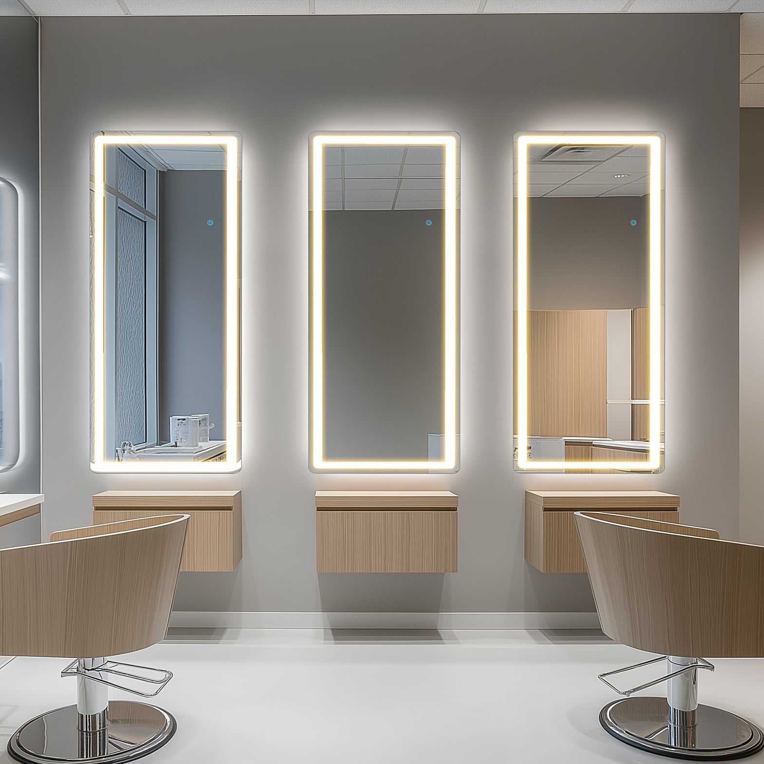 Full Length Floor Mount Mirror-Aluminum Alloy Frame-Arch Mirror Full Length HD-Full Body Mirror-for Bedroom or Living Room