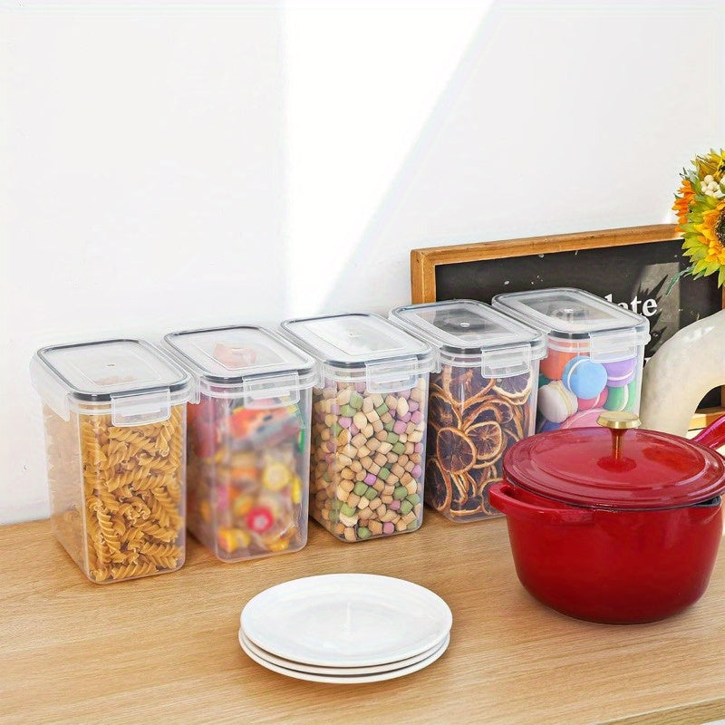 24/30/48/60PCS Airtight RV Stove And Range with Lids - Perfect for Organizing And Storing Kitchen Food Pantries, Grain, Auto Supplies, Accessories, Interior Parts And Accessories, Kitchenware, Kitchen Appliances (12/15/24/30 Lids + Containers).