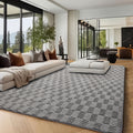 Extra Large Fluffy Shaggy Rug Suitable for Living Room Bedroom Carpet - Plush Soft Modern with Shag Carpet, Machine Washable Black Fuzzy Rug Suitable for Playroom,, Cozy Indoor Decor for Christmas Gift
