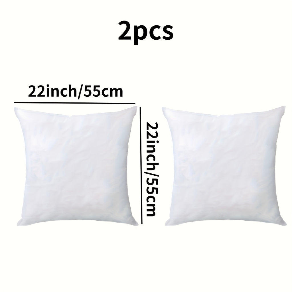 1/2/4pcs Pieces Of Throw Pillow Cushions, Square Filled Pillow Cores, Filled Fake Square Pillow Fillers, Used For Living Rooms, Bedrooms, Dormitories, Offices, And Home Decoration.