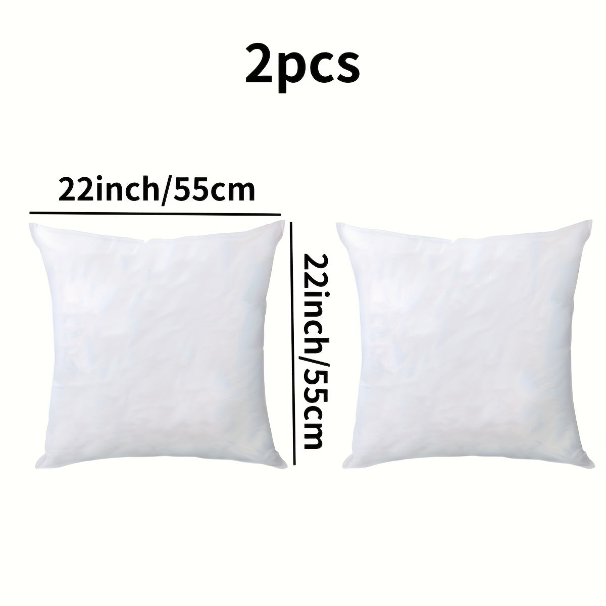 1/2/4pcs Pieces Of Throw Pillow Cushions, Square Filled Pillow Cores, Filled Fake Square Pillow Fillers, Used For Living Rooms, Bedrooms, Dormitories, Offices, And Home Decoration.