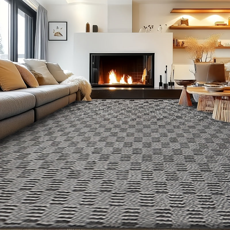8X10 Feet Luxury Large Rug for Living Room, Fuzzy Plush Large Area Rug, Fluffy Modern Shag Non-Slip Soft Furry Carpet for Bedroom Study Room Teens Dorm Home Decor Christmas Gift
