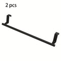 2pcs Cabinet Door Towel Bar, Dishwashing Towel Rack, Stainless Steel Towel Holder, Over The Door Hand Towel Hanger for Kitchen Bathroom Cupboard