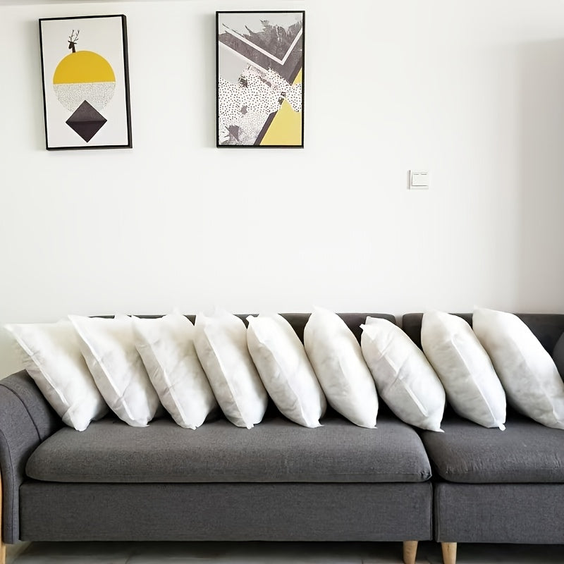 1/2/4pcs Pieces Of Throw Pillow Cushions, Square Filled Pillow Cores, Filled Fake Square Pillow Fillers, Used For Living Rooms, Bedrooms, Dormitories, Offices, And Home Decoration.