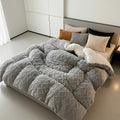 : One Premium Thick Plush Blanket, a Warm Winter and Autumn Quilt, Soft 100% Microfiber Filling, Light Beige Soft Polyester Fabric, Suitable for Bedrooms and Hotel Rooms. Does Not Include Pillowcases. Blanket, Winter Thermal Blanket, Fluffy and Cozy