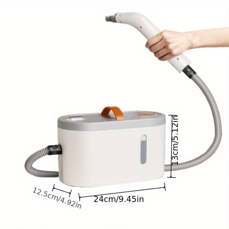 4.4bar High-power Fast Heating Handheld Steam Cleaner -6 Multifunctional Drama Heads, Large Capacity And Dual Safety Automatic New Electric Protection (kitchen, Sofa, Floor, Bathroom, Air Conditioning, Refrigerator, Cars), 47.34oz