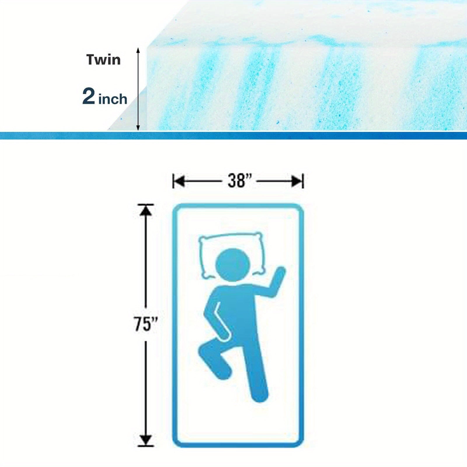 1 P Ergonomic Cooling Gel Swirl Mattress Lightweight, Comfortable, Breathable, Mattress, Comfort Mattress/ 1 Ergonomic Foam Neck Pillow Neck Support Pillow; Buy Separately/ Combined