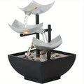 Indoor LED Table Fountain, Waterfall Fountain Table Decor, Relaxation Meditation Fountain, Peaceful and Relax Christmas Gifts