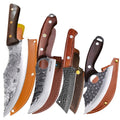 3/4pcs, Kitchen Chef Knife Set, Barbecue Knife Utility Knife Stainless Steel Boning Knife Professional Vegetable Chopper Fish Knife Mini Knife Cheese Pizza Small Pocket Knife For Kitchen Convenience
