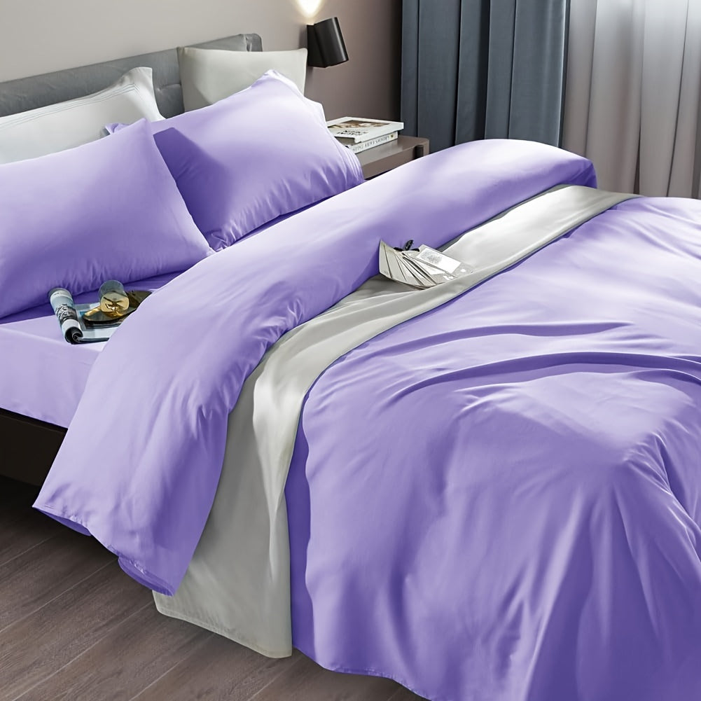 4pcs Sheet Set - Bed Sheet Set Super Soft Microfiber 1800 Thread Count Luxury Egyptian Sheets Fit 18-24 Inch Deep Pocket Mattress Wrinkle