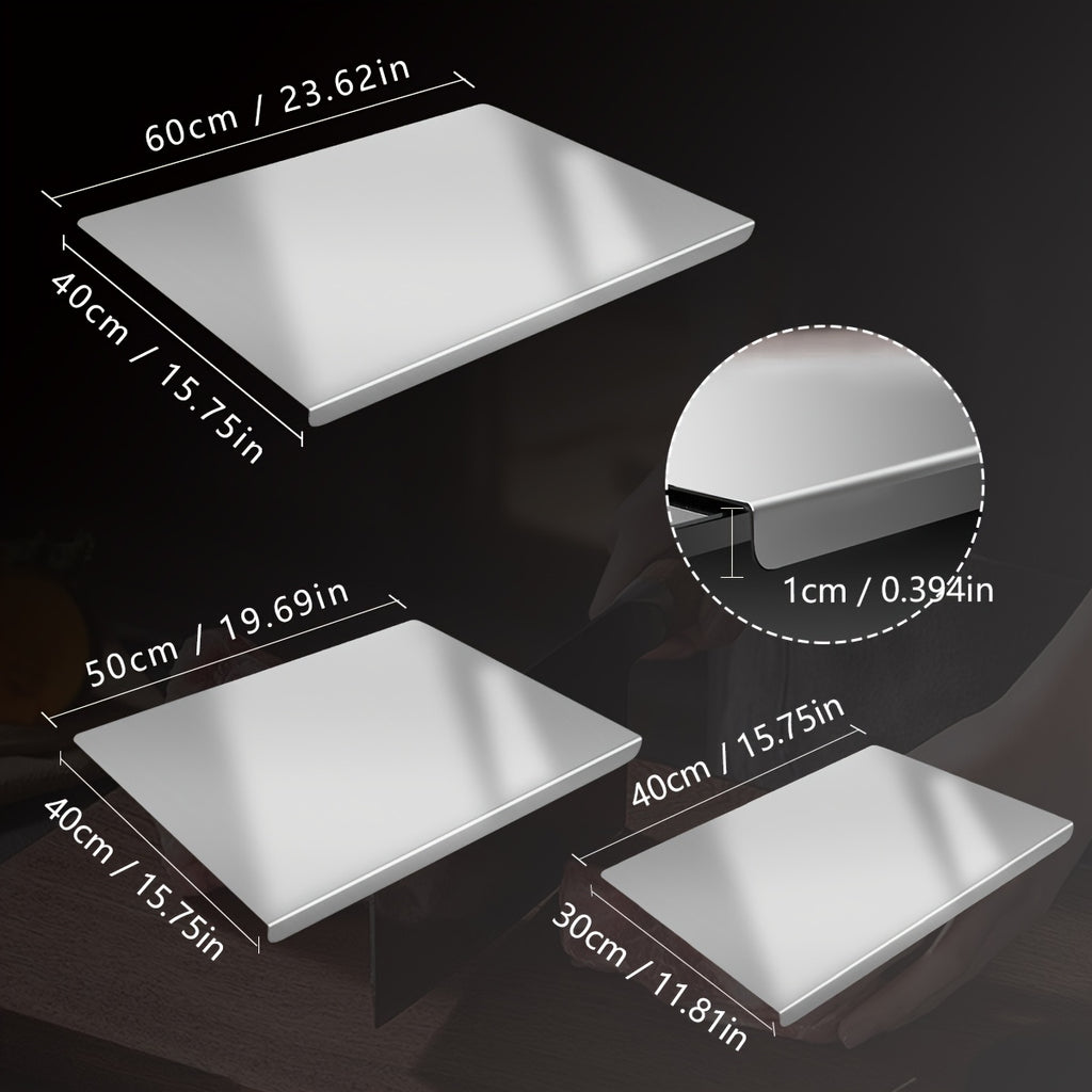 304 Stainless Steel Cutting Board Butcher Block Household Rolling Board Kitchen Supplies