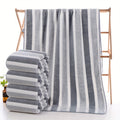 1/4pcs Striped Bath Towel Set, Beach Towel Bath Towel, Absorbent And Quick-Drying Shower Towel, Super Soft And Skin-Friendly Bathing Towel, for Home Bathroom, Ideal Bathroom Supplies Family Essentials. 70X140Cm/27.6X55.1 Inches