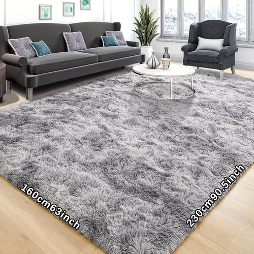 1 Ultra Soft Plush Tie Dye Rug - Thick, Fluffy And Durable Living Room, Bedroom Area Rug - Easy Care, Portable, Perfect For Sofas, Coffee Tables And Home Decor - Christmas, Halloween, Thanksgiving, Black Friday Gift