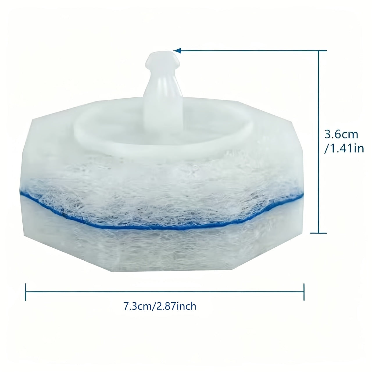 119/50/19-count Toilet Wand Refills for Cloroxs, Disposable Toilet Brush Refills Replacement, Toilet Bowl Cleaner Wand Refills, Upgraded Fiber Toilet Brush Head for Bath & Toilet Bowl Deep Cleaning